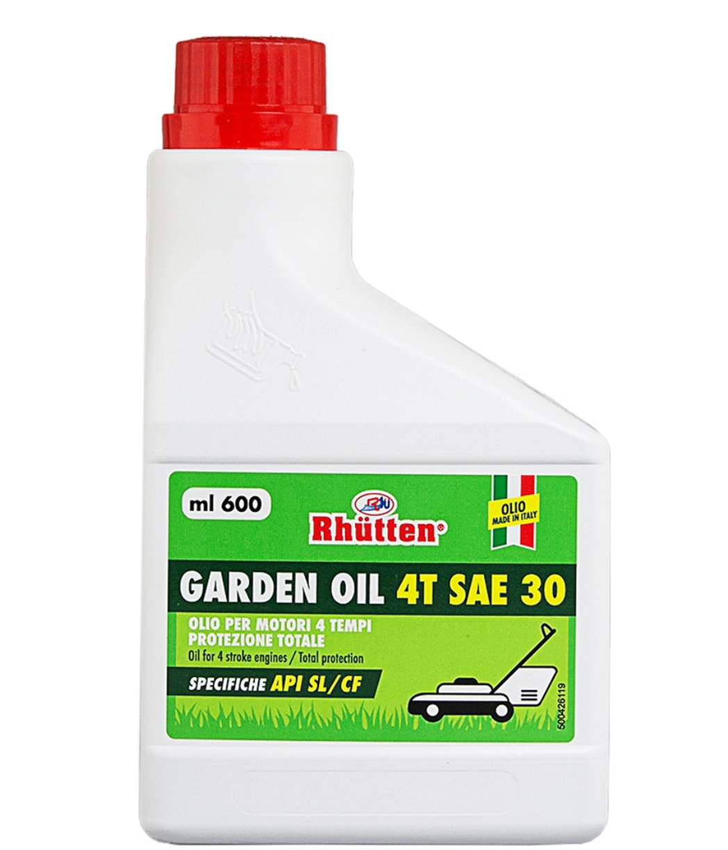 Olio per macchine da giardino 4T SAE 30 600 ml Rhutten Olio per macchine da giardino 4T SAE 30 600 ml Rhutten